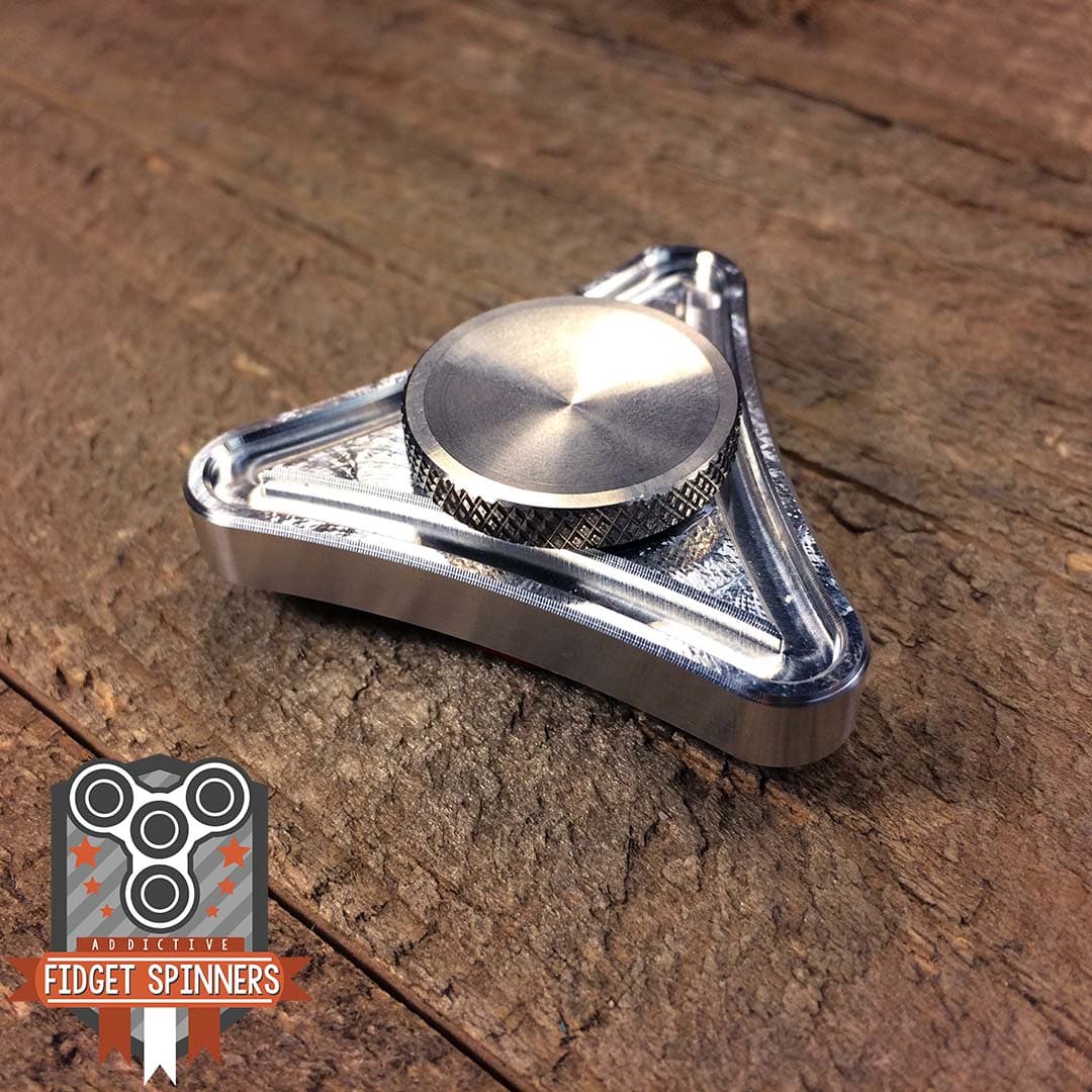 EDC Mini Aluminum Triangle Fidget Spinner - thumbnail 3