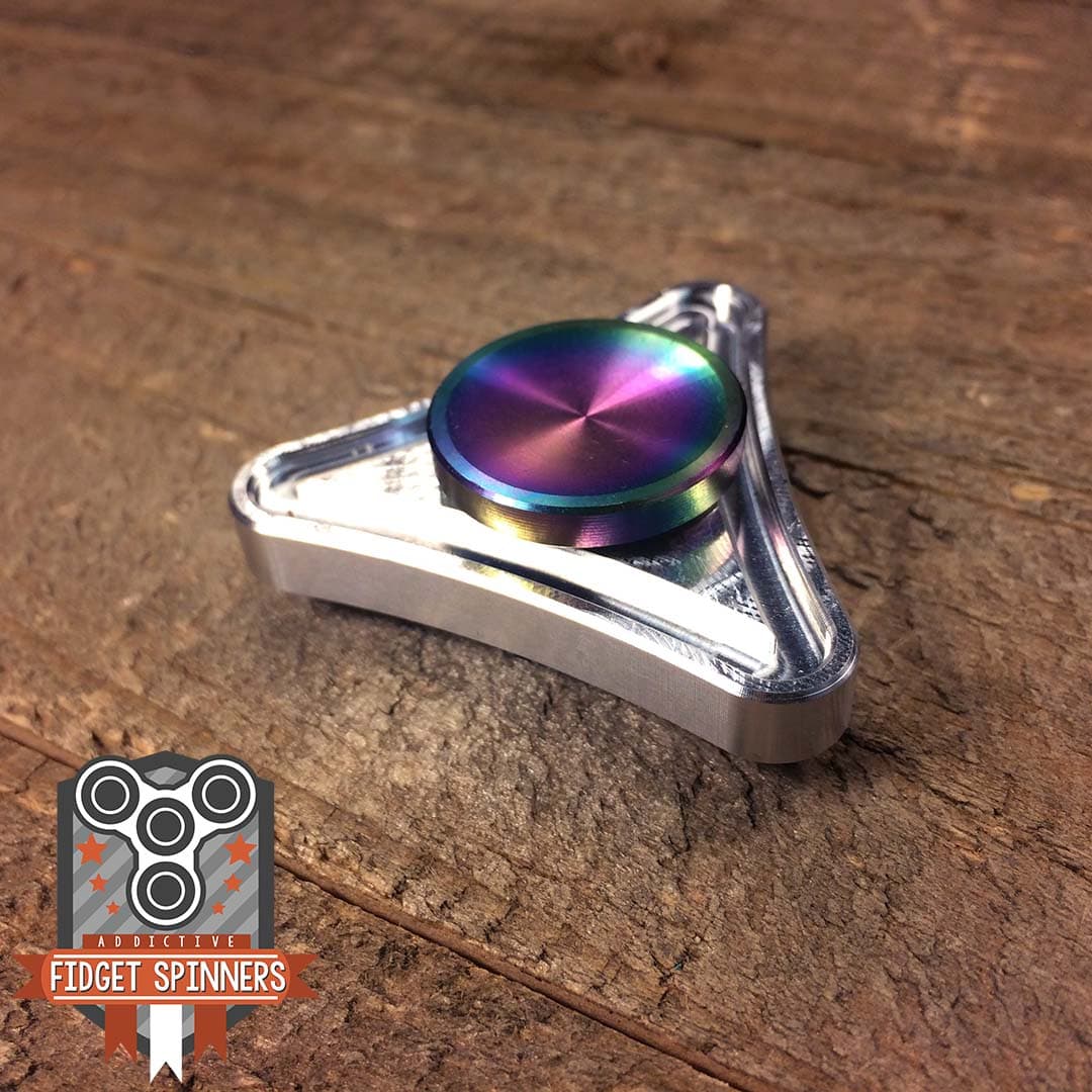 EDC Mini Aluminum Triangle Fidget Spinner - thumbnail 8