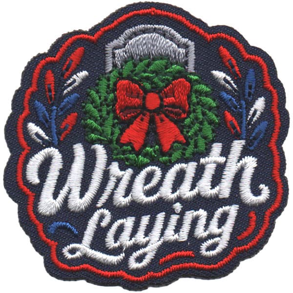 Wreath Laying Patch