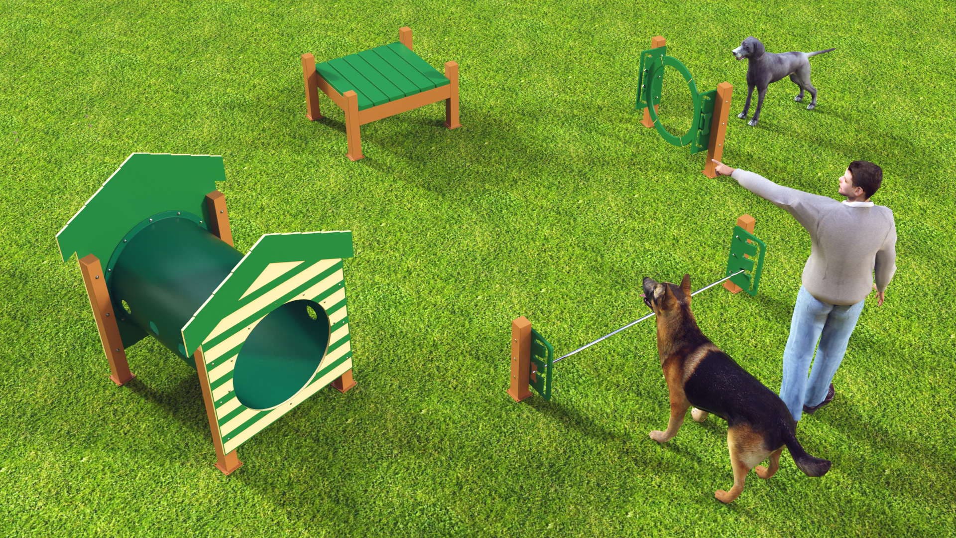 Recycled Novice Agility Course - thumbnail 3