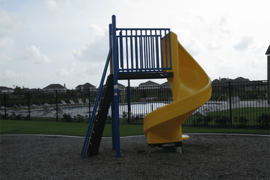 6′ Freestanding Open Spiral Slide