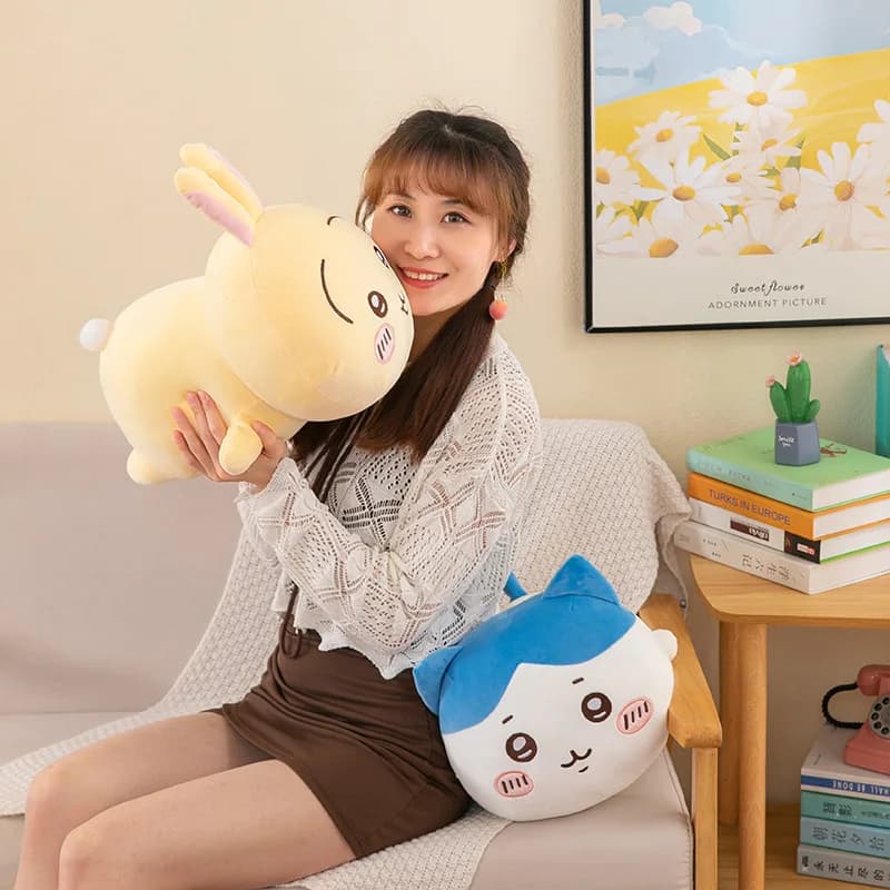 30cm Chiikawa Usagi Hachiware Pillow Doll Plushie for Sofa