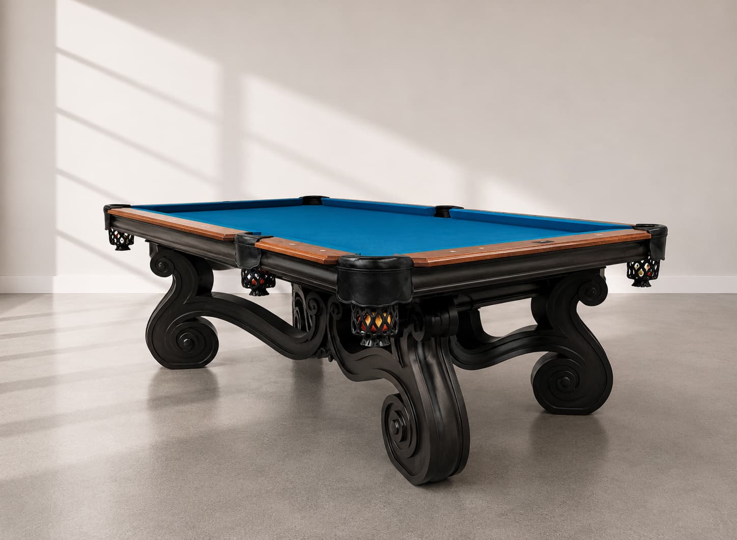 7′ Leo Pool Table, Maple w/ Grendillo