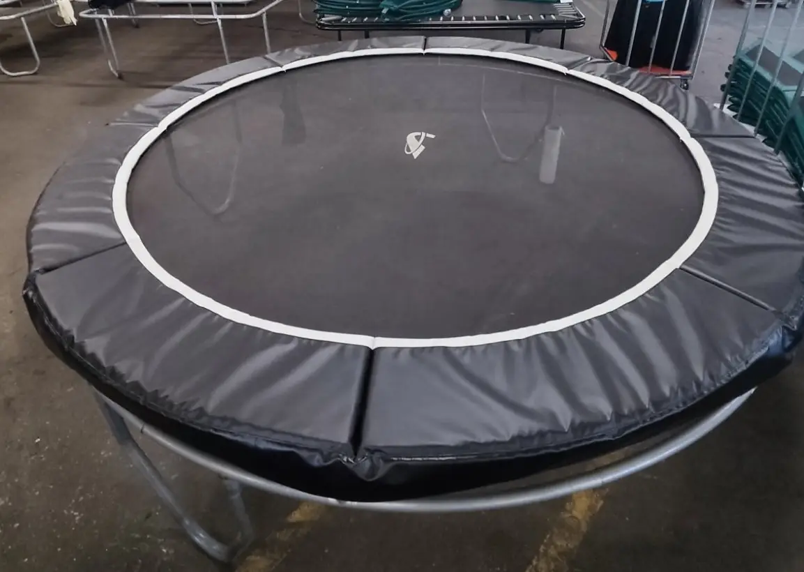 8ft Round Akrobat Primus Flat In-Ground Trampoline – Special Edition (Black Pad with Black Jump Mat) - thumbnail 4