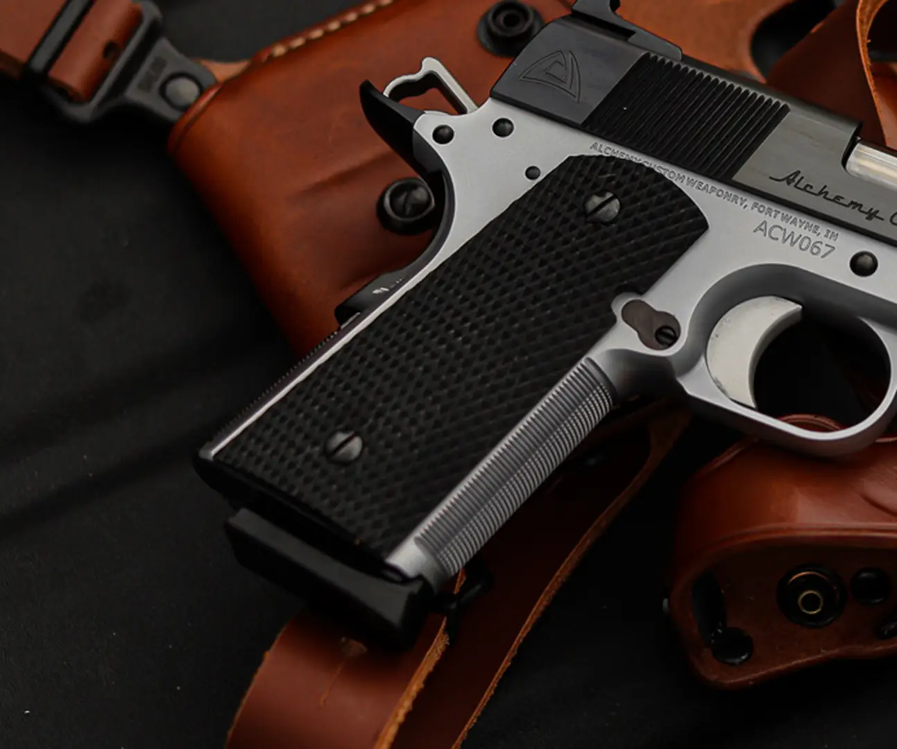 Standard G10 Checkered Grips – Compact/CCO