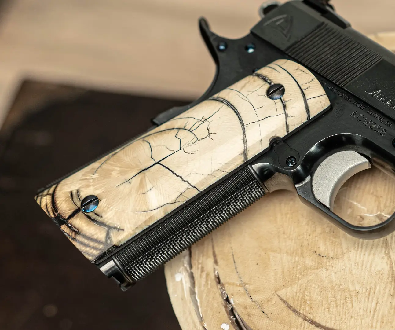 ACW Mammoth Ivory Grips – Light
