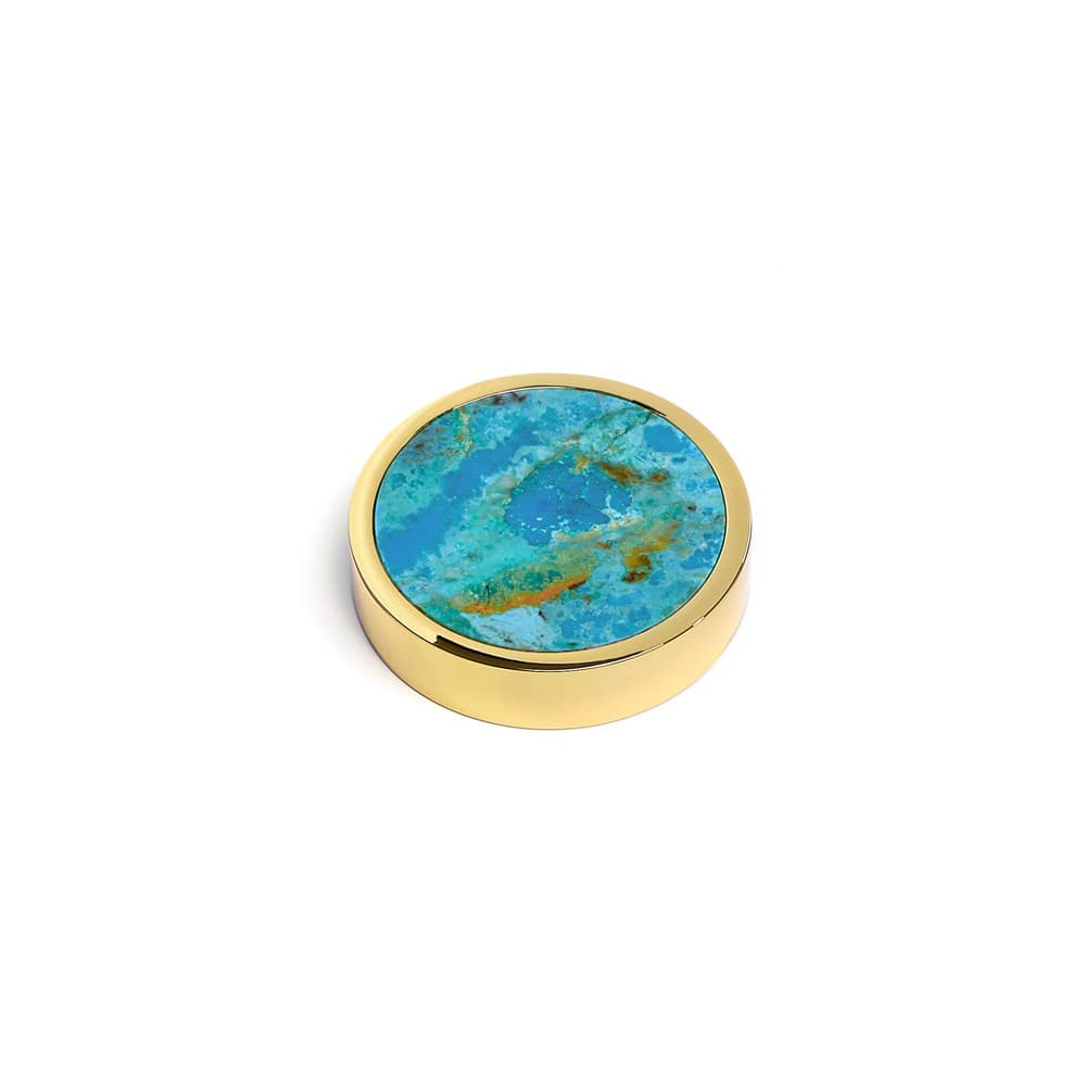 Turquoise & Tiger’s Eye Playing Pieces Set | Two Sets of 15 Playing Pieces - thumbnail 4