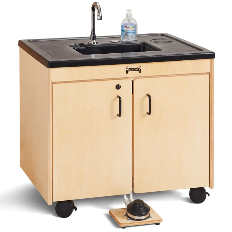Jonti-Craft Clean Hands Helper 1384JC Child Height Portable Sink (Cold Only)