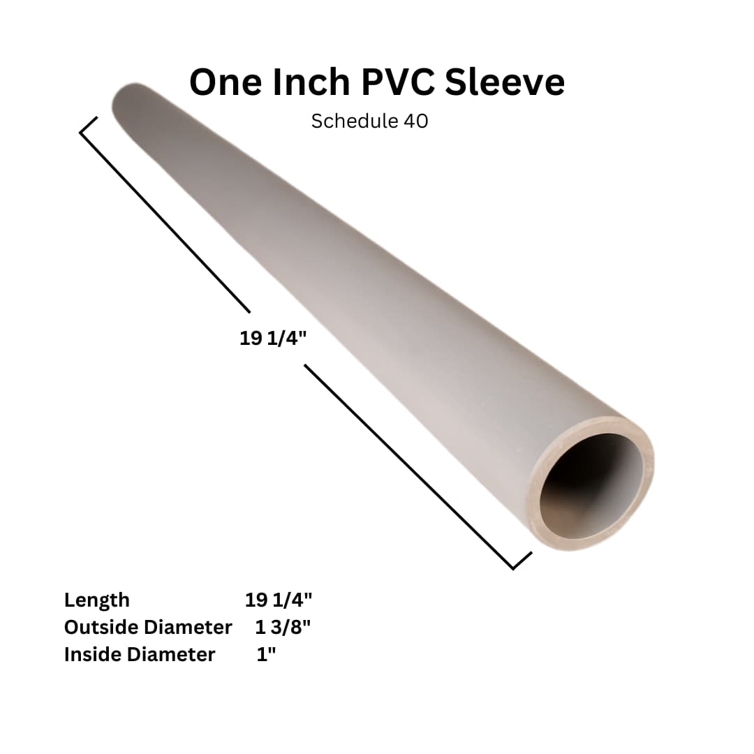 PVC Sleeves for Pool Fence Installation in Pavers, Dirt, and Grass - thumbnail 4