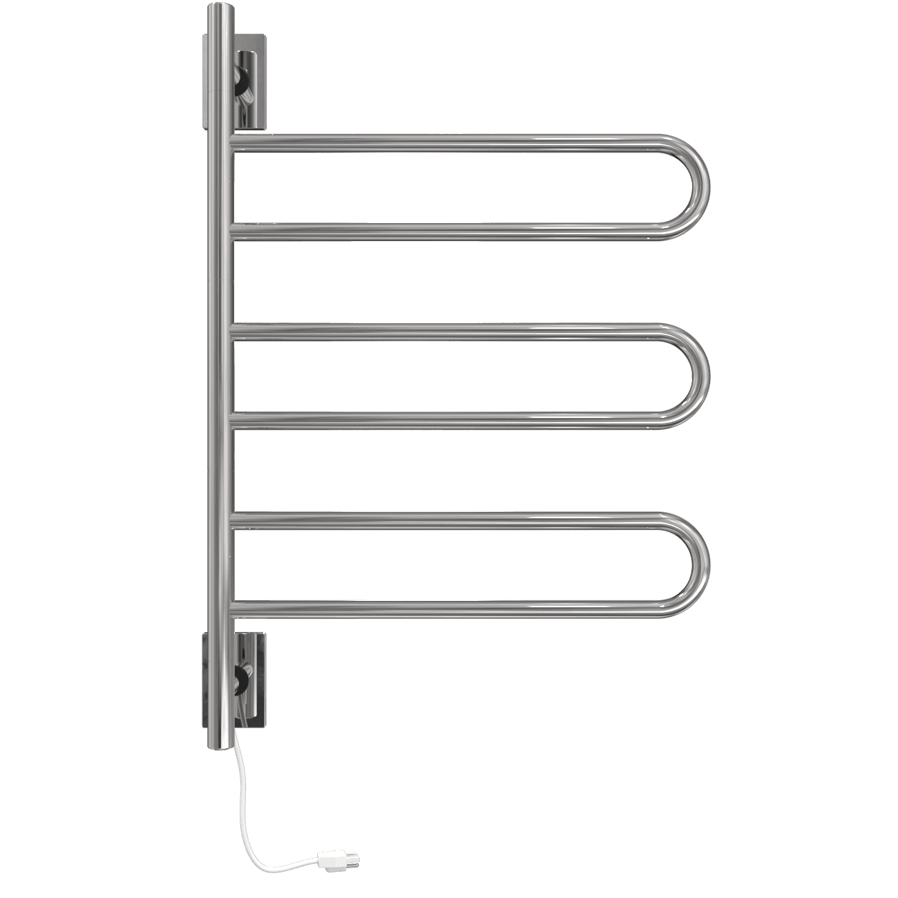 Swivel Loop Hardwired & Plug-in Combo Drying Rack with 3 Looped Bars