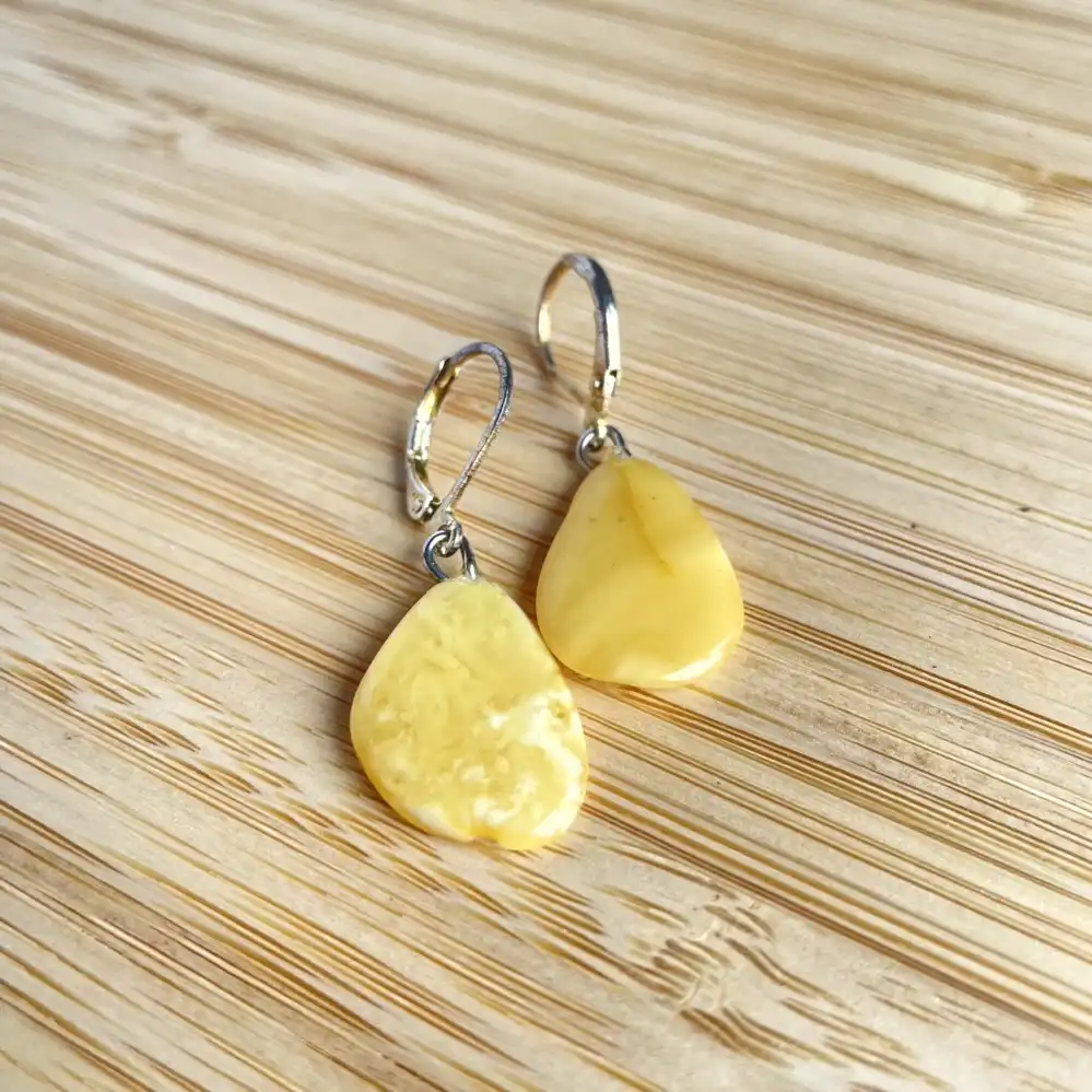Amber Teardrop Earrings – Sunbeam Teardrops