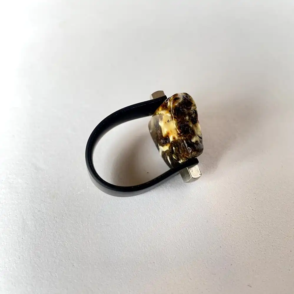 Shift Amber Ring – A Transformative Statement - thumbnail 5