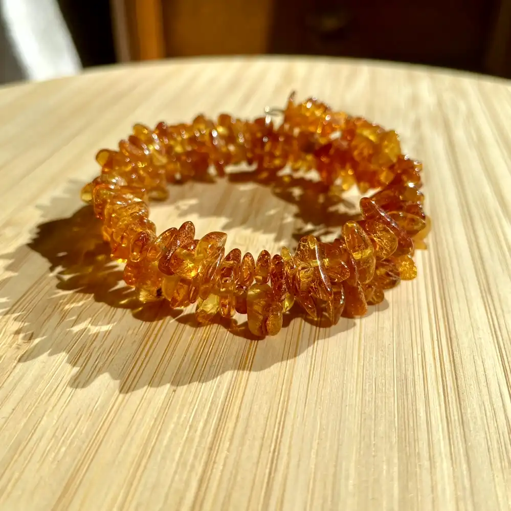 Amber Stretch Bracelet – Vivid Flame - thumbnail 2