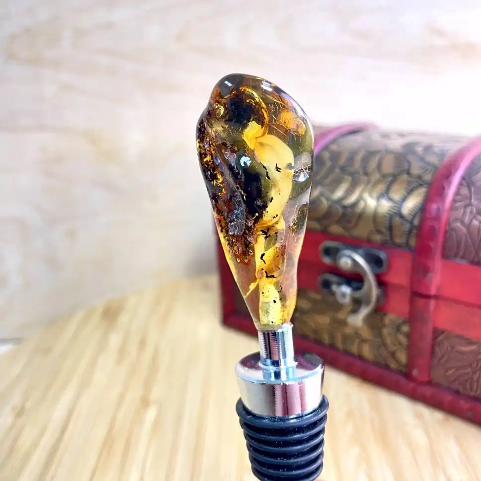 Amber Bottle Stopper – Honey Dusk - thumbnail 3