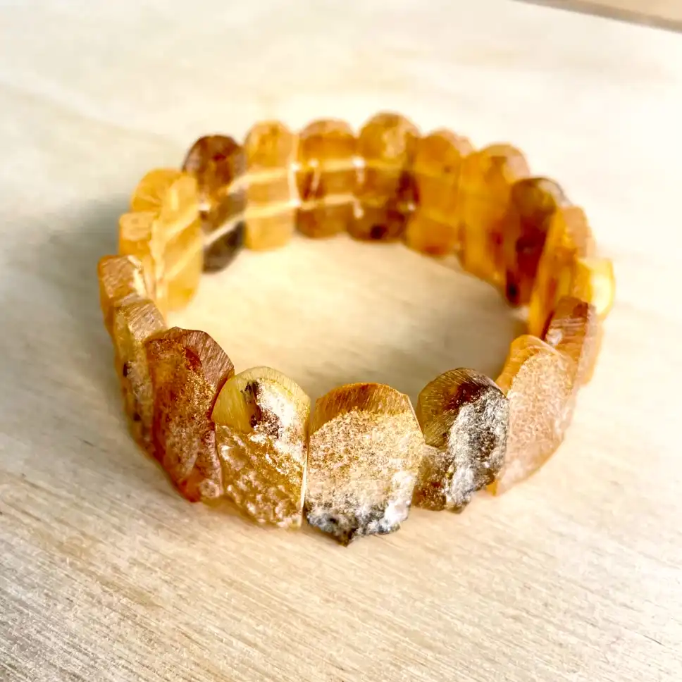 Amber Bracelet with Medium Stones – Earthlight Harmony - thumbnail 2