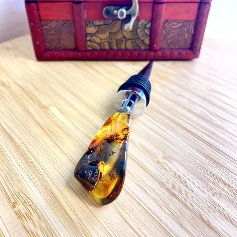 Amber Bottle Stopper – Honey Dusk - thumbnail 2