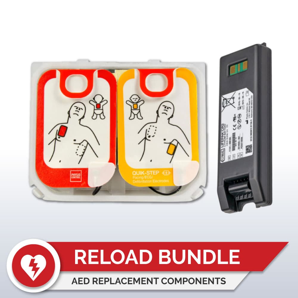 Physio Control LIFEPAK CR2 AED Reload Bundle
