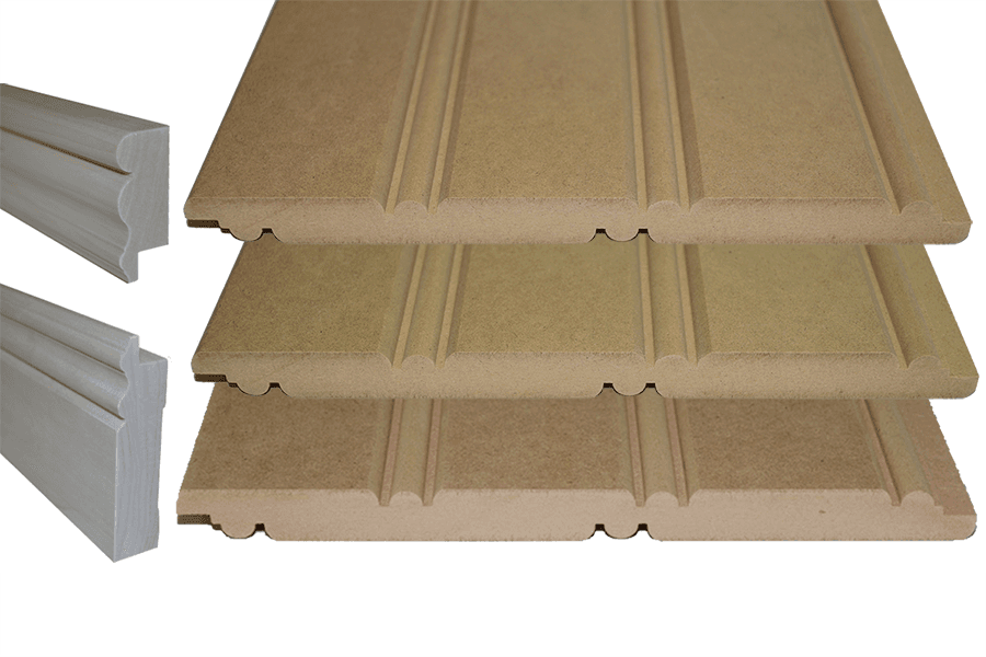 SAMPLES Beadboard, Top Cap & Base Moldings