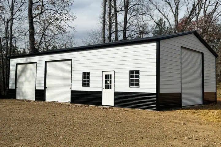 30x50x12 Triple Wide Garage - thumbnail 2