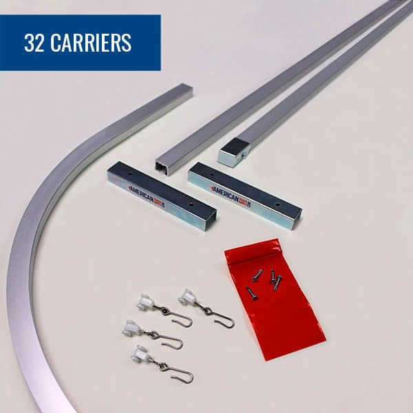 Ceiling Aluminum Track Style 2/3 Kit