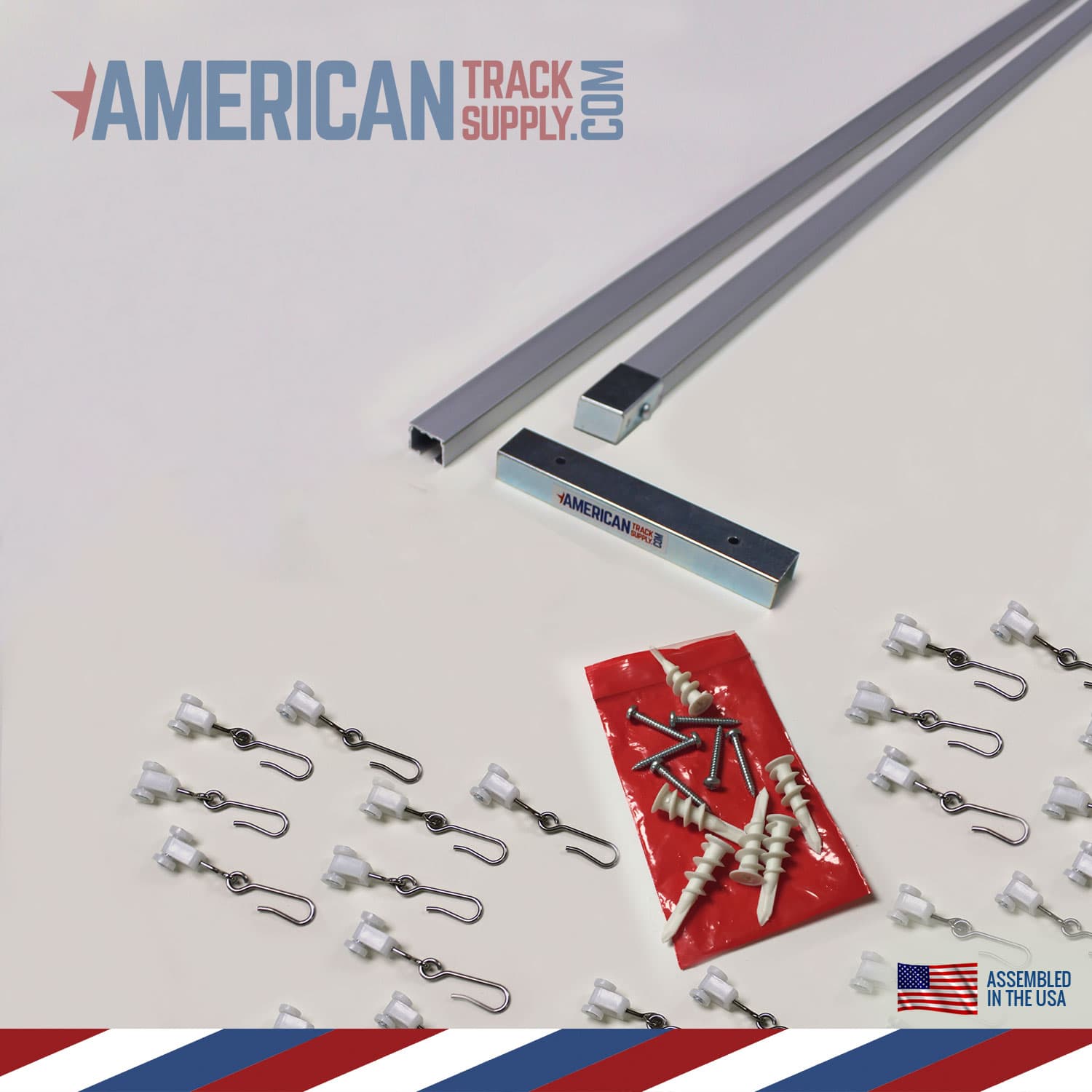 Ceiling Aluminum Track Kit 10′