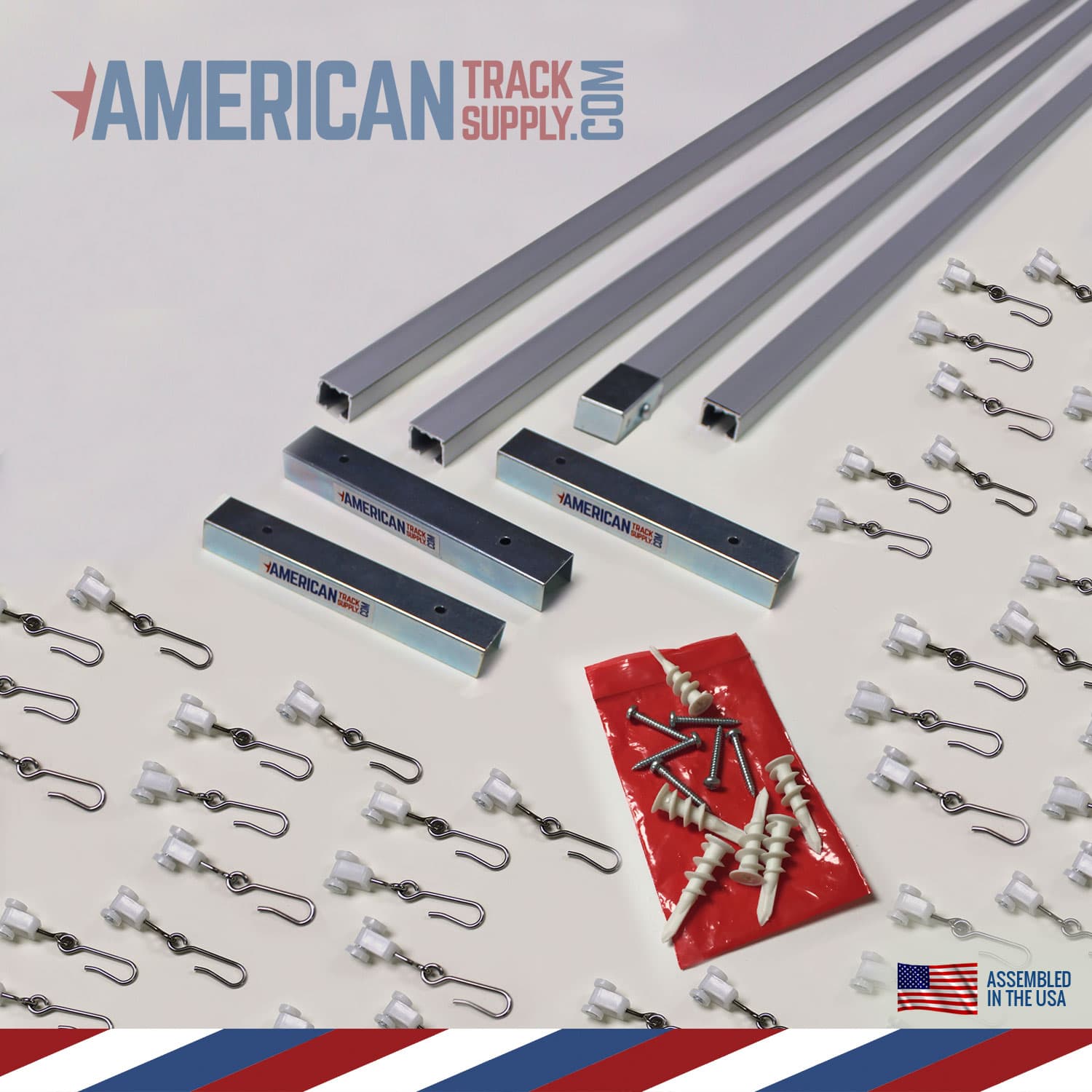 Ceiling Aluminum Track Kit 20′