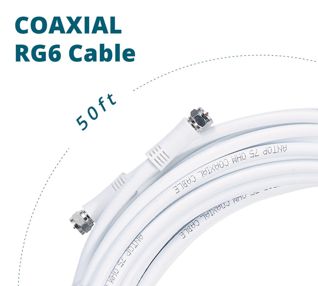 Antop Coaxial RG6 Cable AT-717 50ft/15m - thumbnail 2