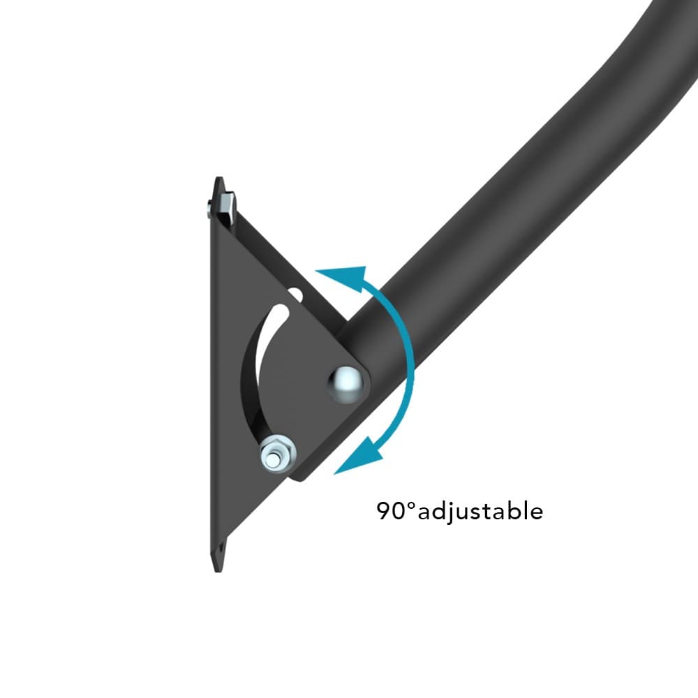 Antop Adjustable Outdoor TV Antenna Mount, J Pole (13 in.)  Universal Antenna Bracket–Easy Installation, Weather Proof | AT-724 - thumbnail 3