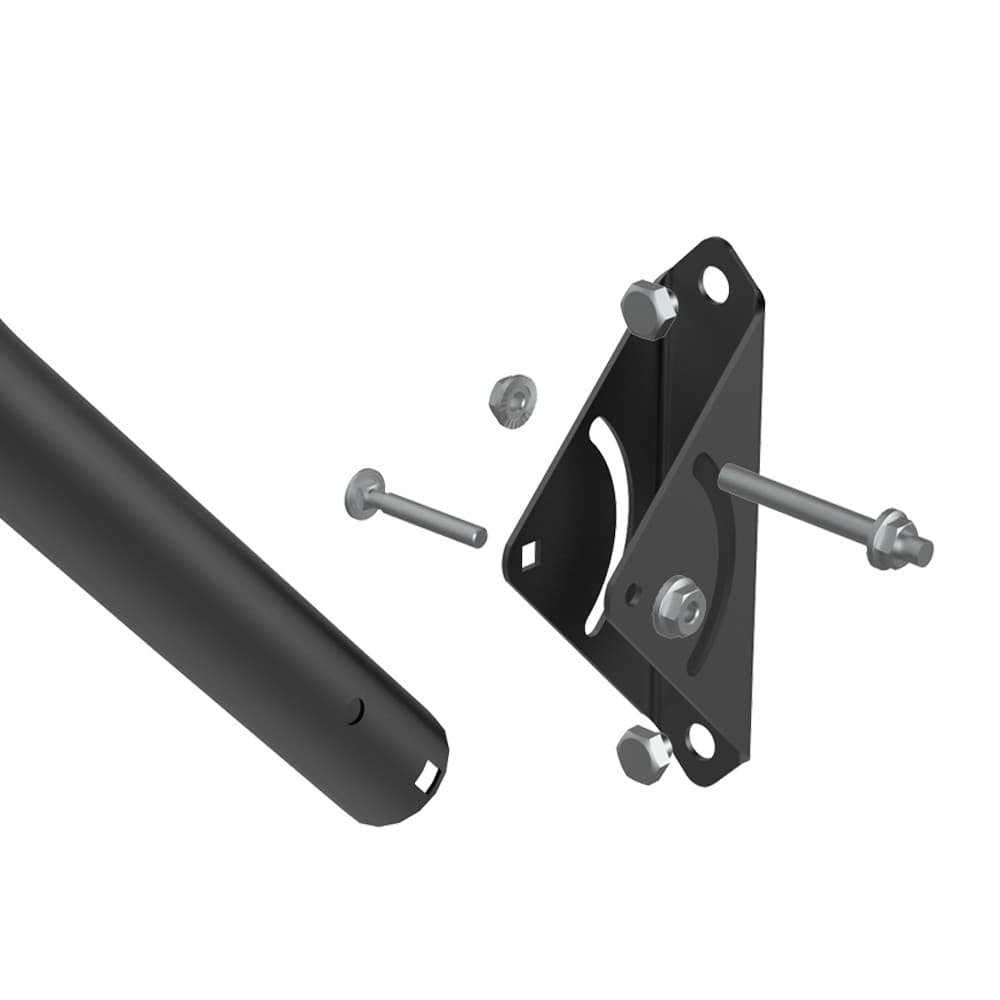 Antop Adjustable Outdoor TV Antenna Mount, J Pole (13 in.)  Universal Antenna Bracket–Easy Installation, Weather Proof | AT-724 - thumbnail 5
