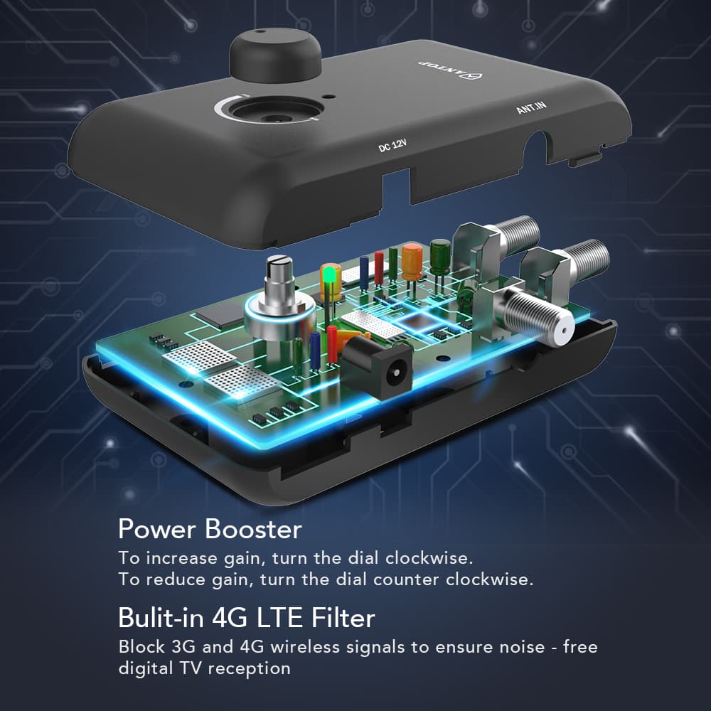 Antop SBS-602B HD Smart Boost Antenna Amplifier - thumbnail 6