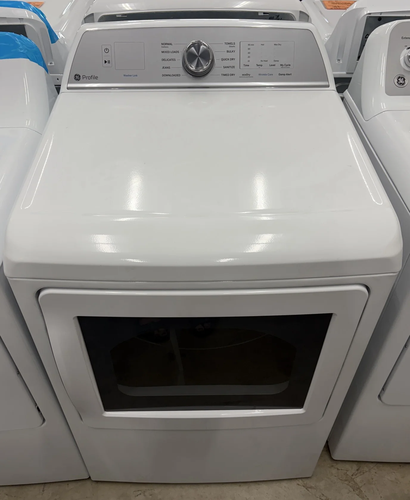*Scratch & Dent* NEW GE Profile Electric Dryer PTD60EBSR3WS#3, White – 1 Yr. Warranty