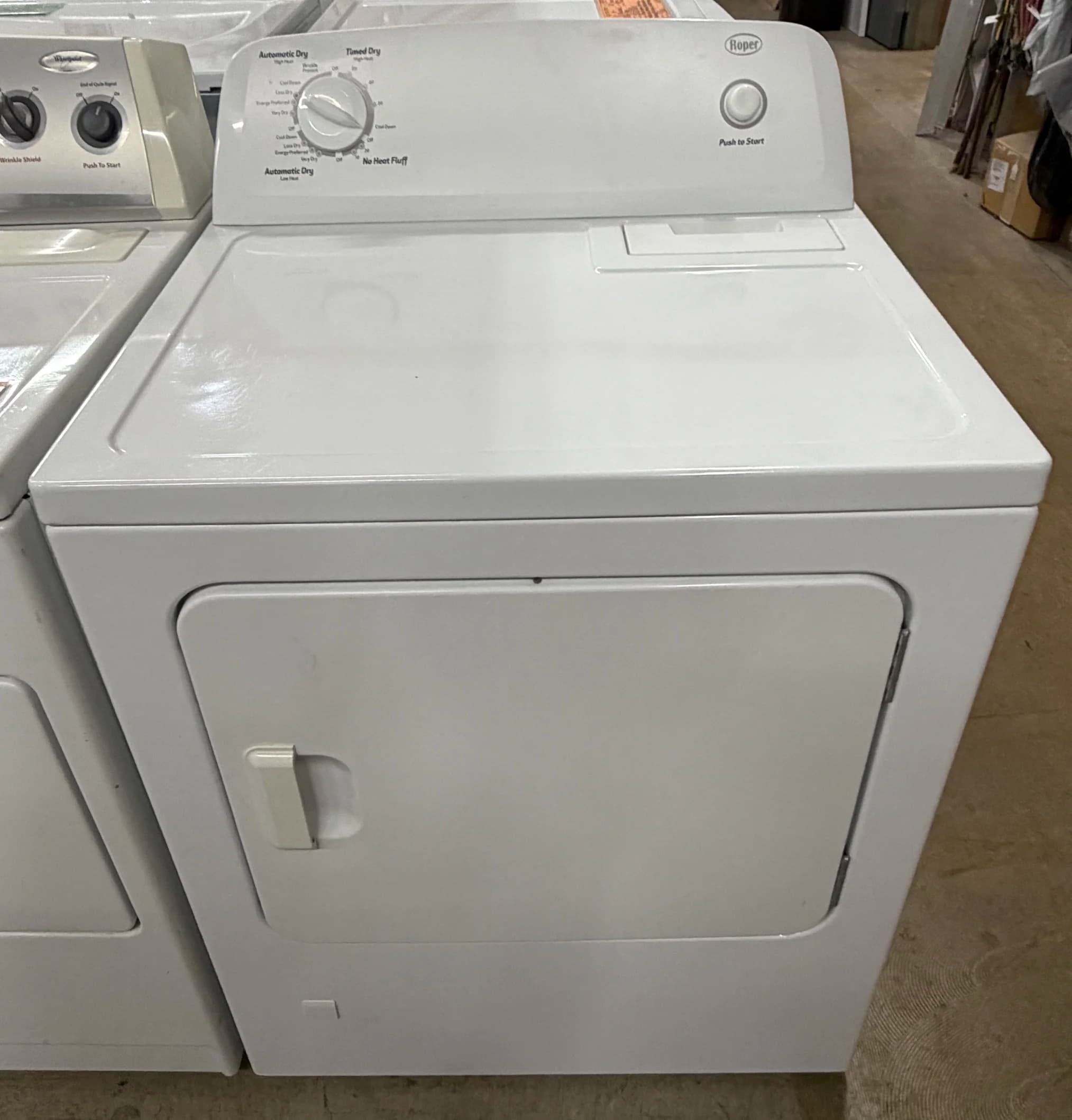 Roper Natural Gas Dryer RGD4516FW0, White – Warranty