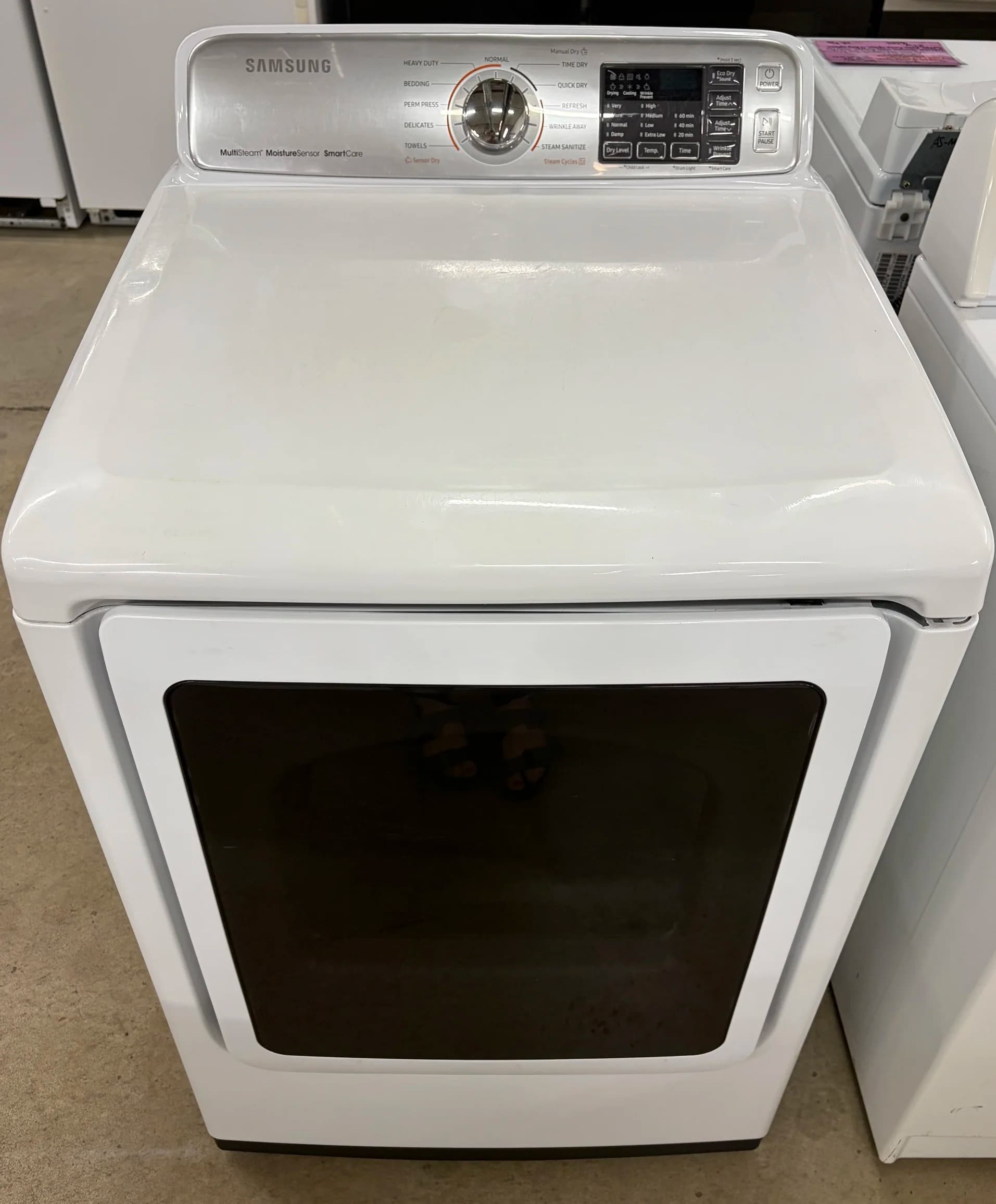 Samsung Natural Gas Dryer DVG50M7450W/A3, White – Warranty