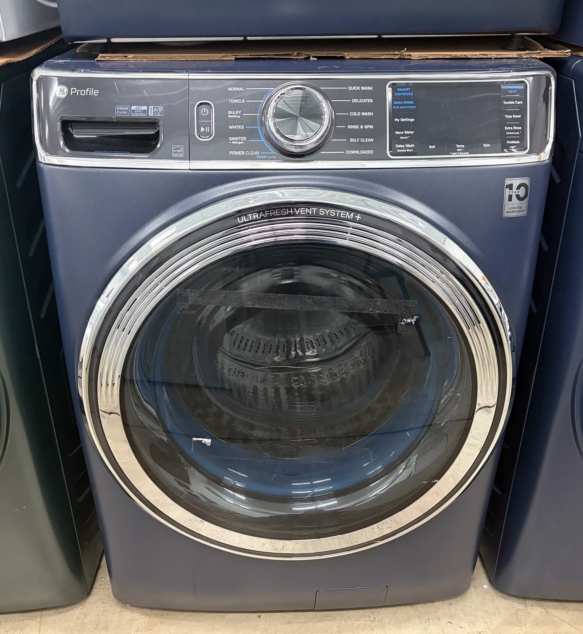 *Scratch & Dent* NEW GE Profile Smart Front Load Washer PFW870SPV0RS, Blue – 1 Yr. Warranty