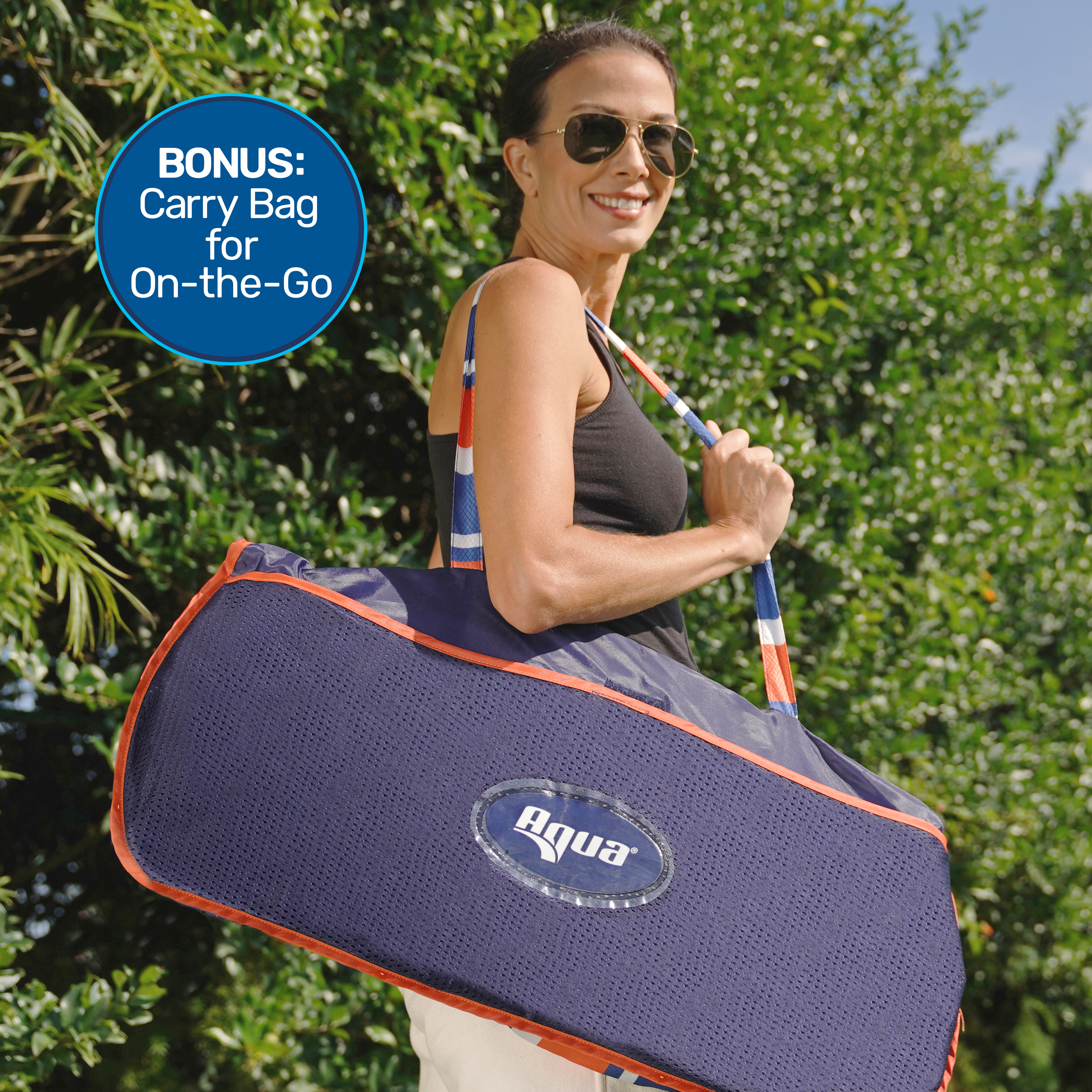 Deluxe 3-in-1 Fold & Go Float, Mat, and Lounge | Multipurpose Pool Float - thumbnail 6