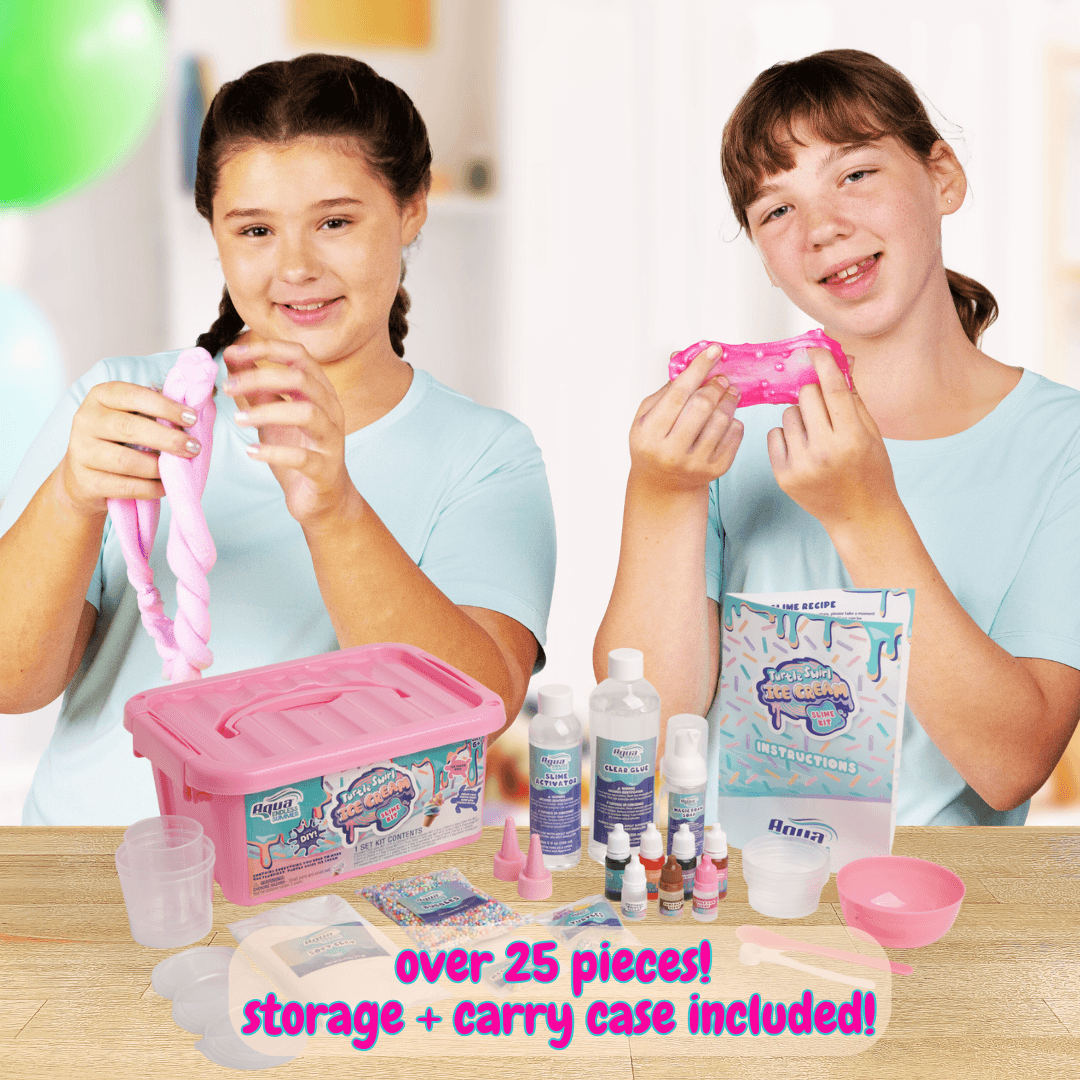 Turtle Swirl Ice Cream DIY Slime Kit – Sweet, Colorful, and Imaginative Sensory Play - thumbnail 3