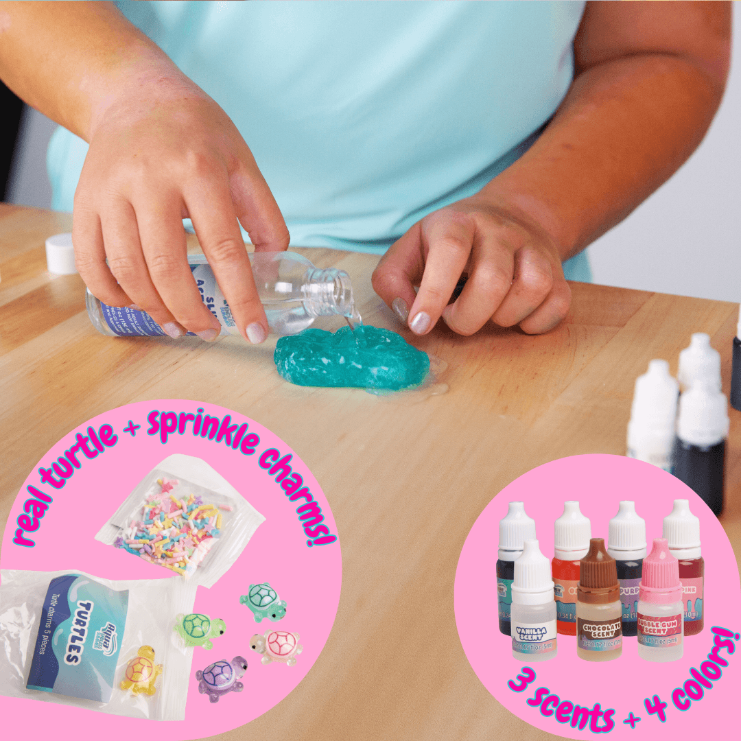 Turtle Swirl Ice Cream DIY Slime Kit – Sweet, Colorful, and Imaginative Sensory Play - thumbnail 4