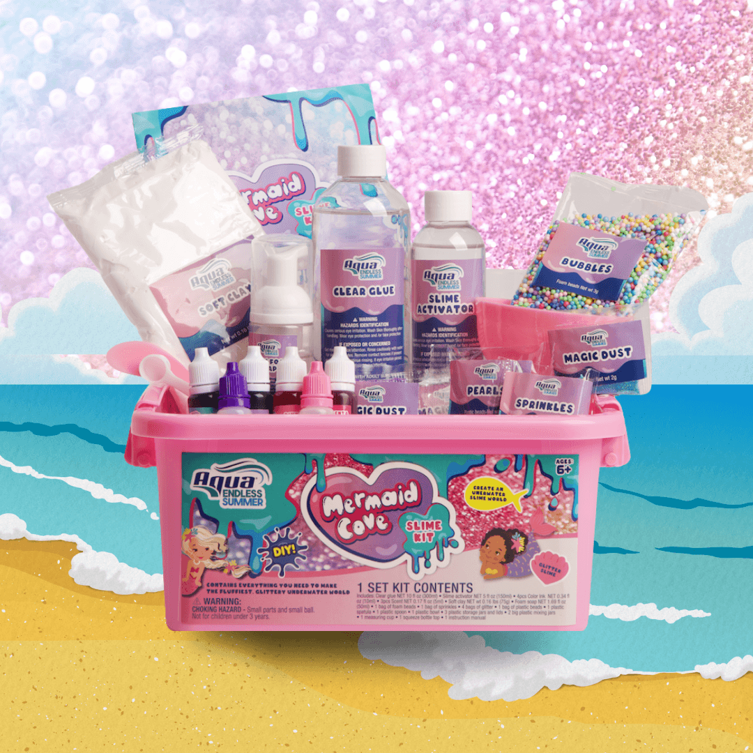 Mermaid Cove DIY Slime Kit – Sparkling Under-the-Sea Sensory Activity for Kids - thumbnail 9
