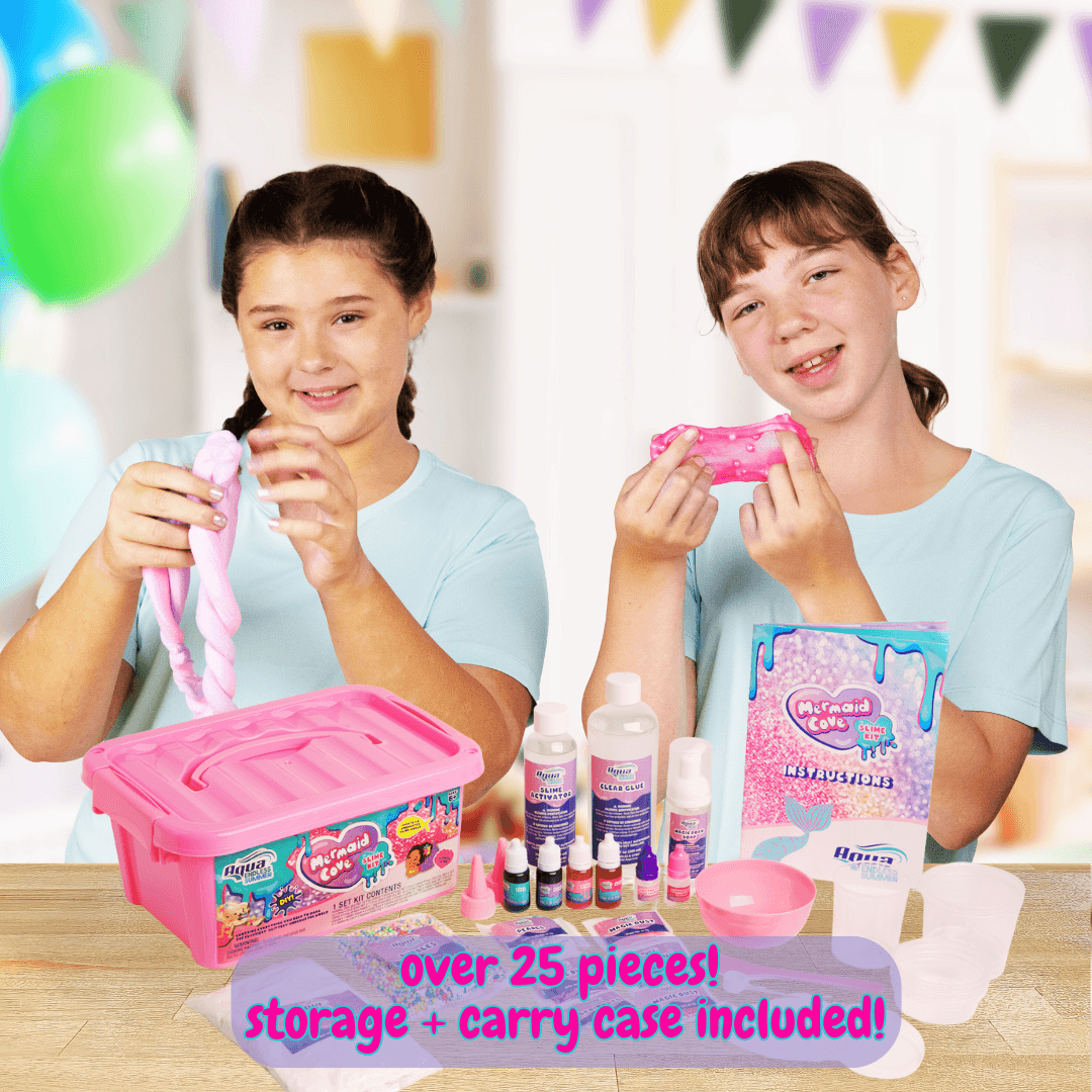 Mermaid Cove DIY Slime Kit – Sparkling Under-the-Sea Sensory Activity for Kids - thumbnail 3