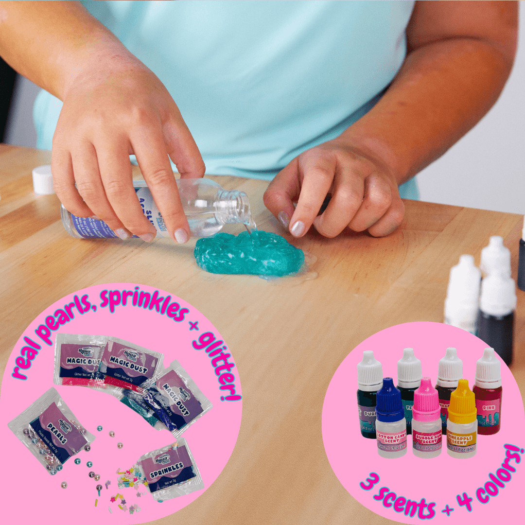 Mermaid Cove DIY Slime Kit – Sparkling Under-the-Sea Sensory Activity for Kids - thumbnail 4