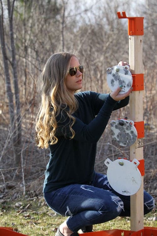 AR500 Steel Gong Shooting Targets Bundle (5 Pack) - thumbnail 4