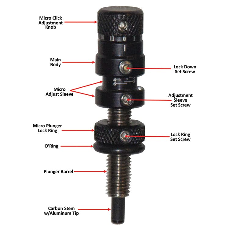 Gold Micro Plunger Parts