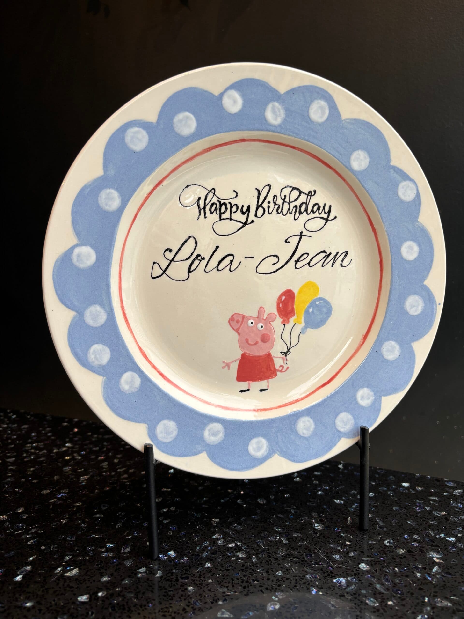 We Make It: Personalized Happy Birthday Plate - thumbnail 5