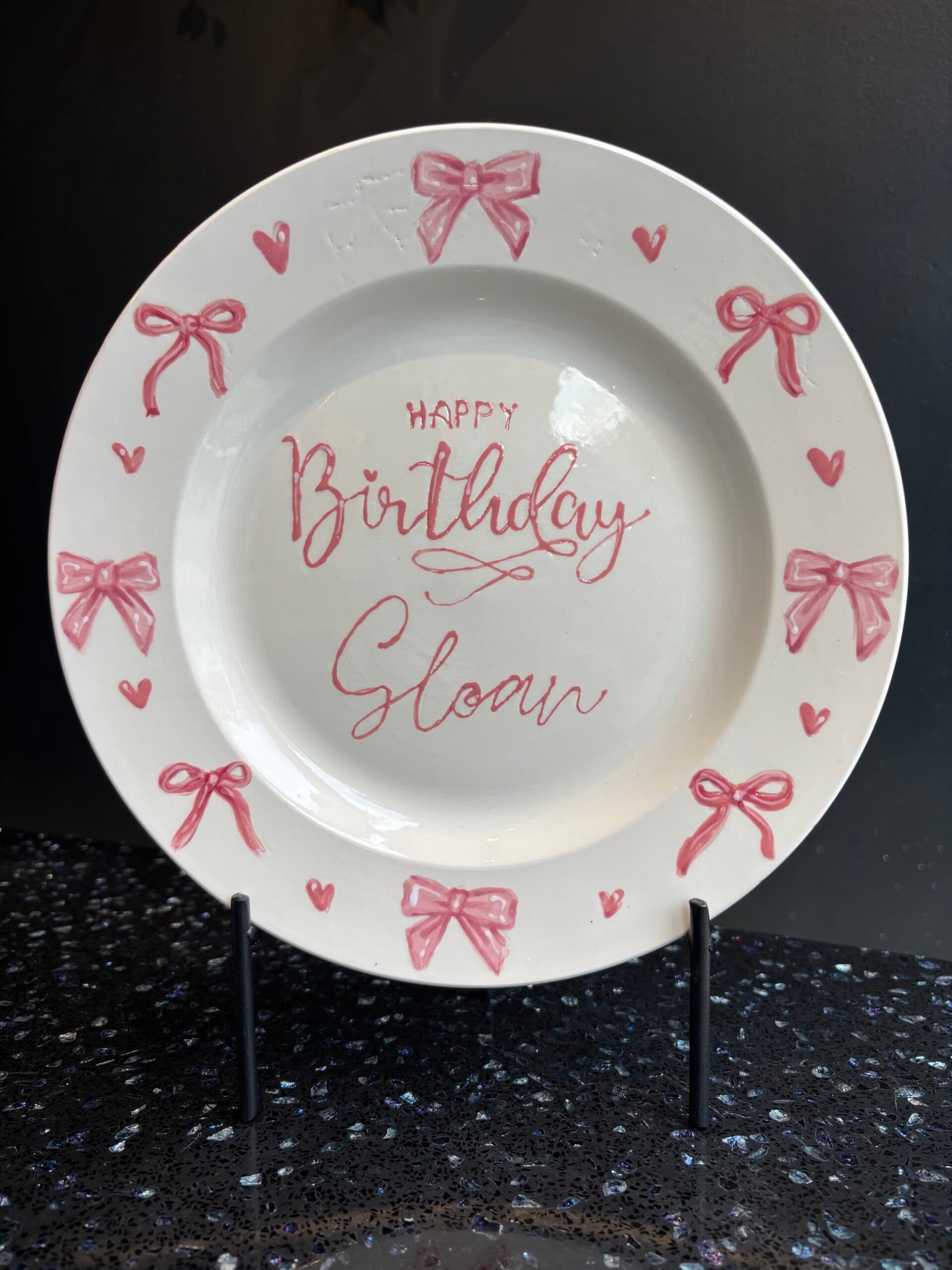 We Make It: Personalized Happy Birthday Plate - thumbnail 2