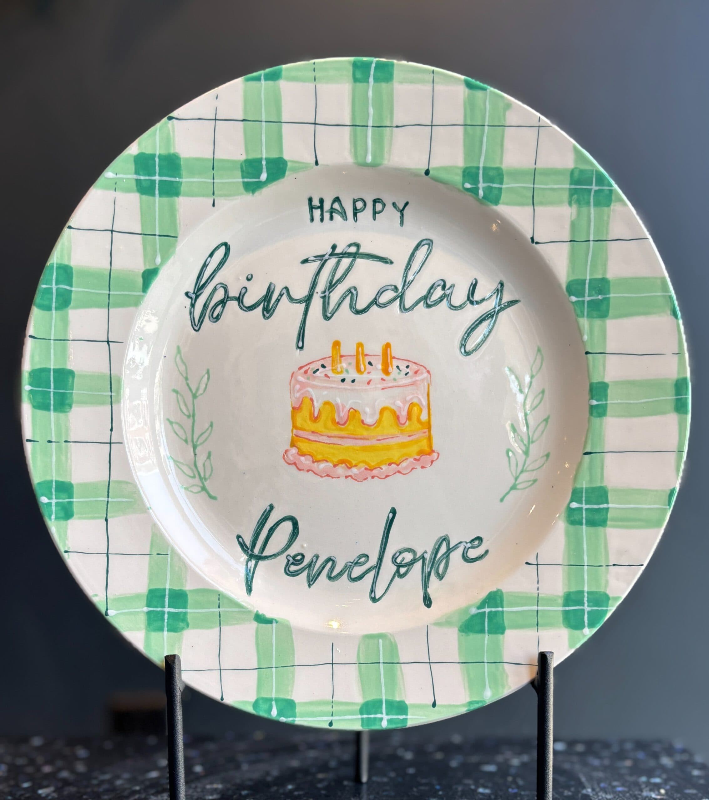 We Make It: Personalized Happy Birthday Plate - thumbnail 6