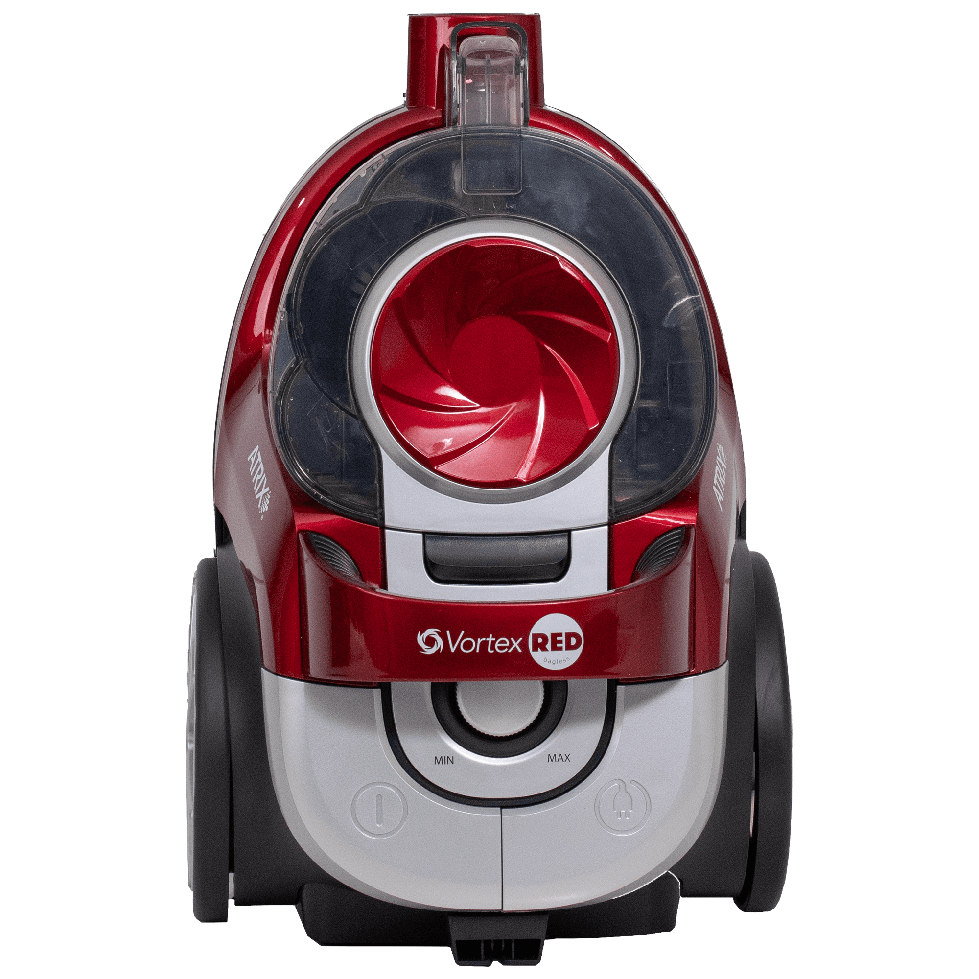 Vortex Red Bagless HEPA Canister Vacuum