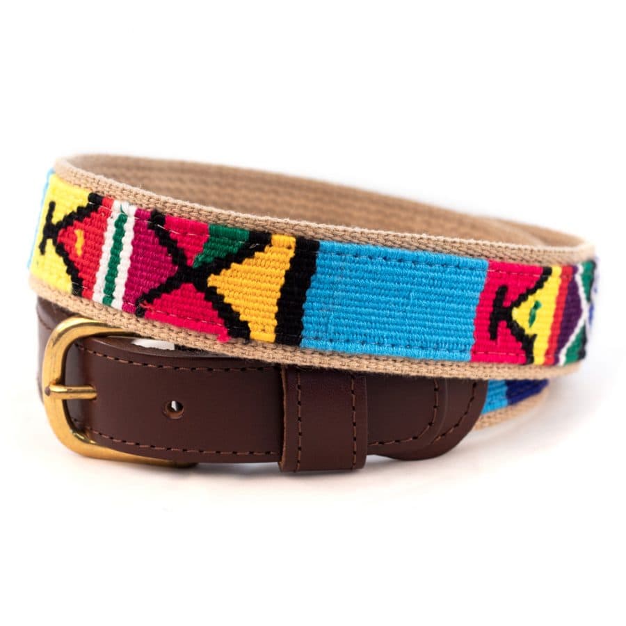 a tail we could wag Cotton and Leather Belt – Moab
