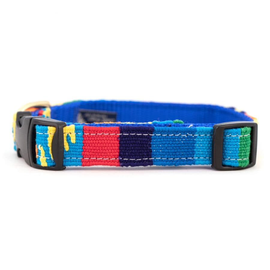 a tail we could wag Side-Release Dog Collar – Fiesta