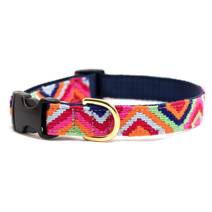 a tail we could wag Side-Release Dog Collar – Retro