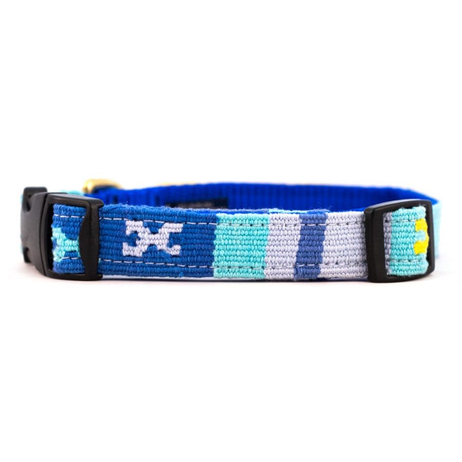 a tail we could wag Side-Release Dog Collar – Starry Day - thumbnail 3